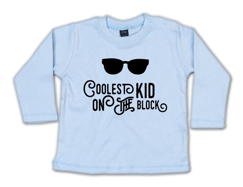 G-graphics Longsleeve Cooles Kid on the block Baby Sweater, Baby Longsleeve T, mit Spruch / Sprüche, mit Print / Aufdruck, Geschenk zu jedem Anlass von G-graphics