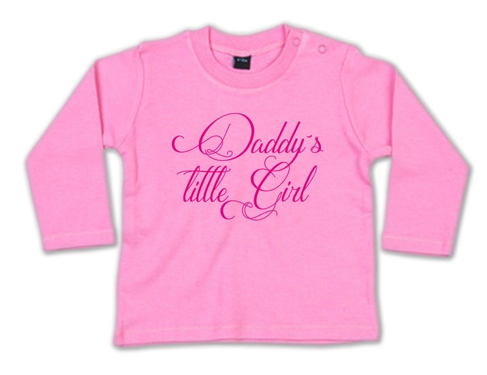 G-graphics Longsleeve Daddy´s little Girl Baby Sweater, Baby Longsleeve T, mit Spruch / Sprüche, mit Print / Aufdruck, Geschenk zur Geburt / Babyparty von G-graphics