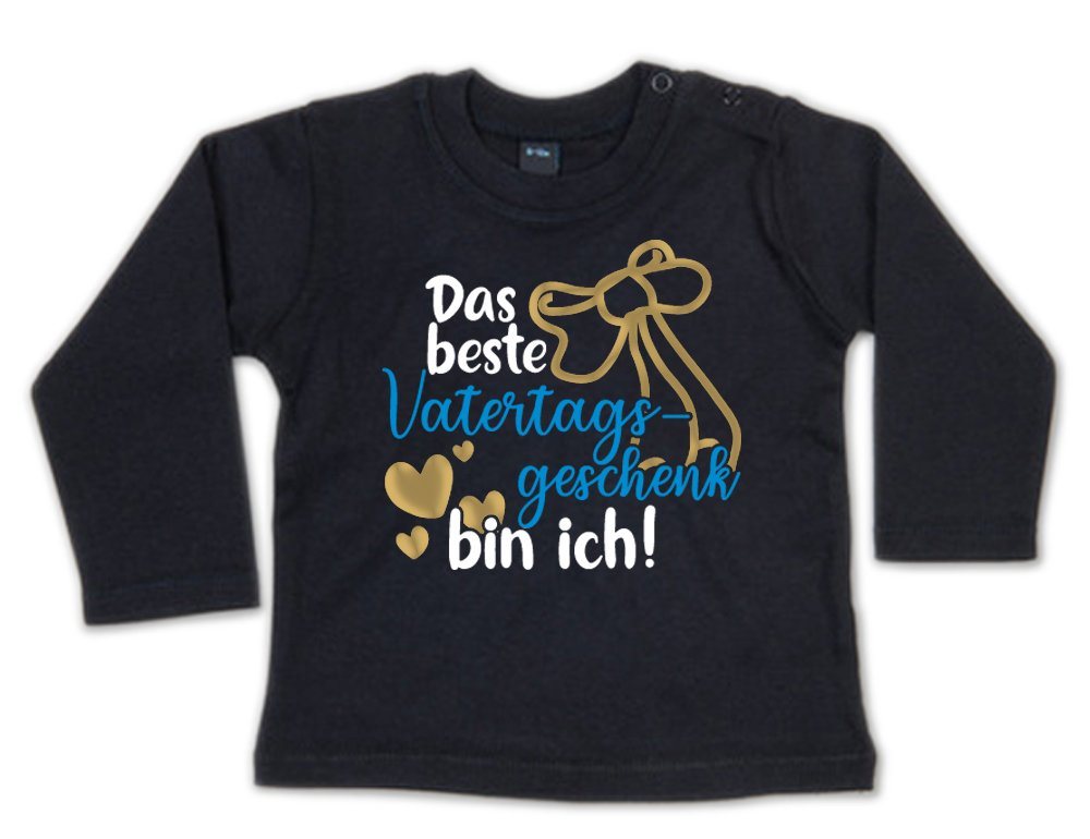 G-graphics Longsleeve Das beste Vatertagsgeschenk bin ich! Baby Sweater, Baby Longsleeve T, mit Spruch / Sprüche, mit Print / Aufdruck, Geschenk zum Vatertag von G-graphics