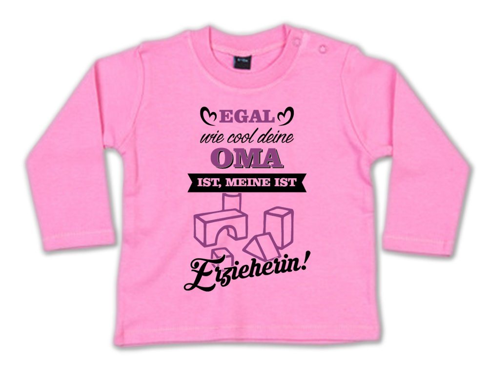 G-graphics Longsleeve Egal wie cool Deine Oma ist, meine ist Erzieherin! Baby Sweater / Longsleeve T mit Spruch G-graphics Longsleeve Egal wie cool Deine Oma ist, meine ist Erzieherin! Baby Sweater / Longsleeve T mit Spruch von G-graphics
