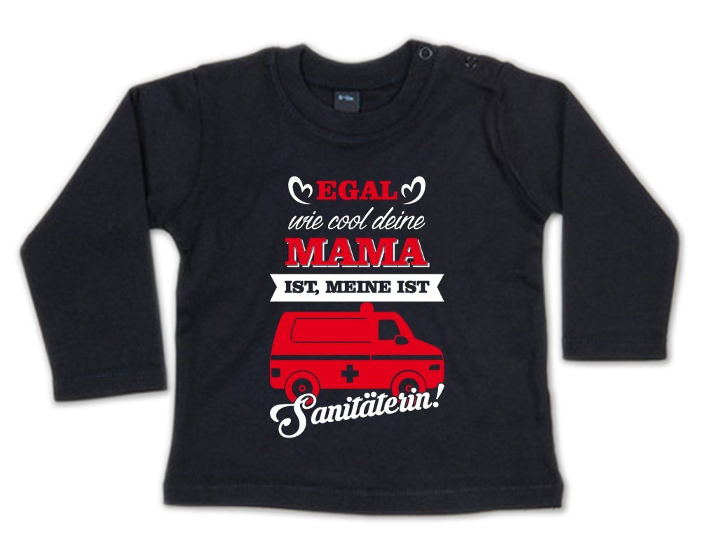 G-graphics Longsleeve Egal wie cool deine Mama ist, meine ist Sanitäterin! Baby Sweater / Longsleeve T mit Spruch als Geschenk G-graphics Longsleeve Egal wie cool deine Mama ist, meine ist Sanitäterin! Baby Sweater / Longsleeve T mit Spruch als Geschenk von G-graphics