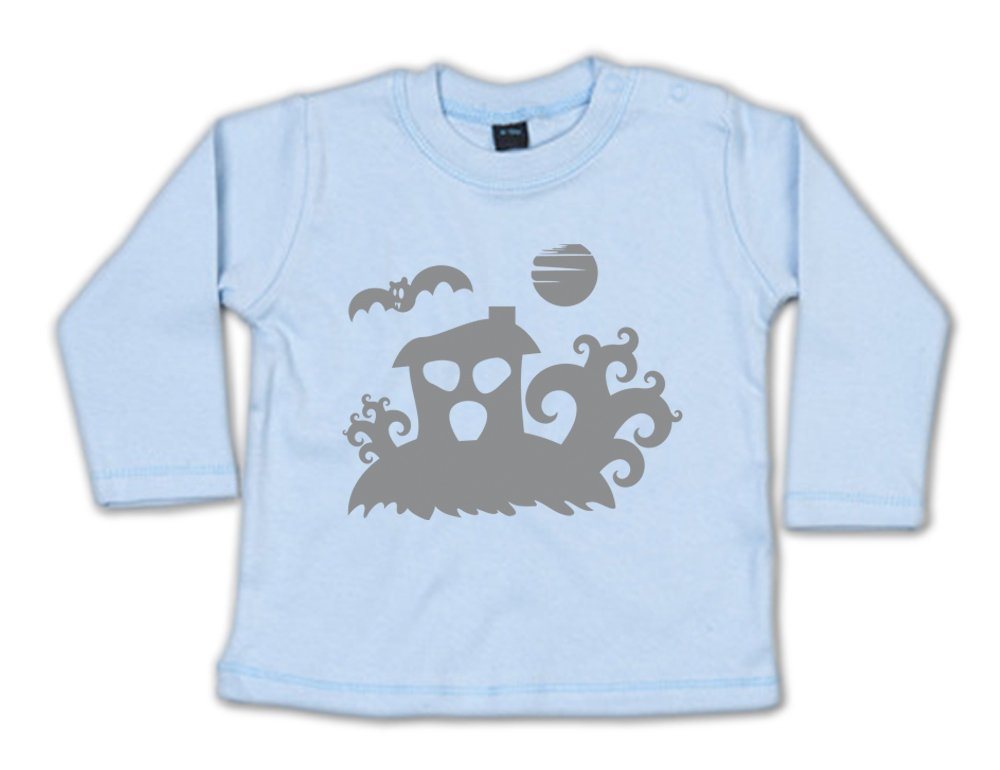 G-graphics Longsleeve Geisterhaus Baby Sweater / Longsleeve T mit Motiv / Aufdruck von G-graphics