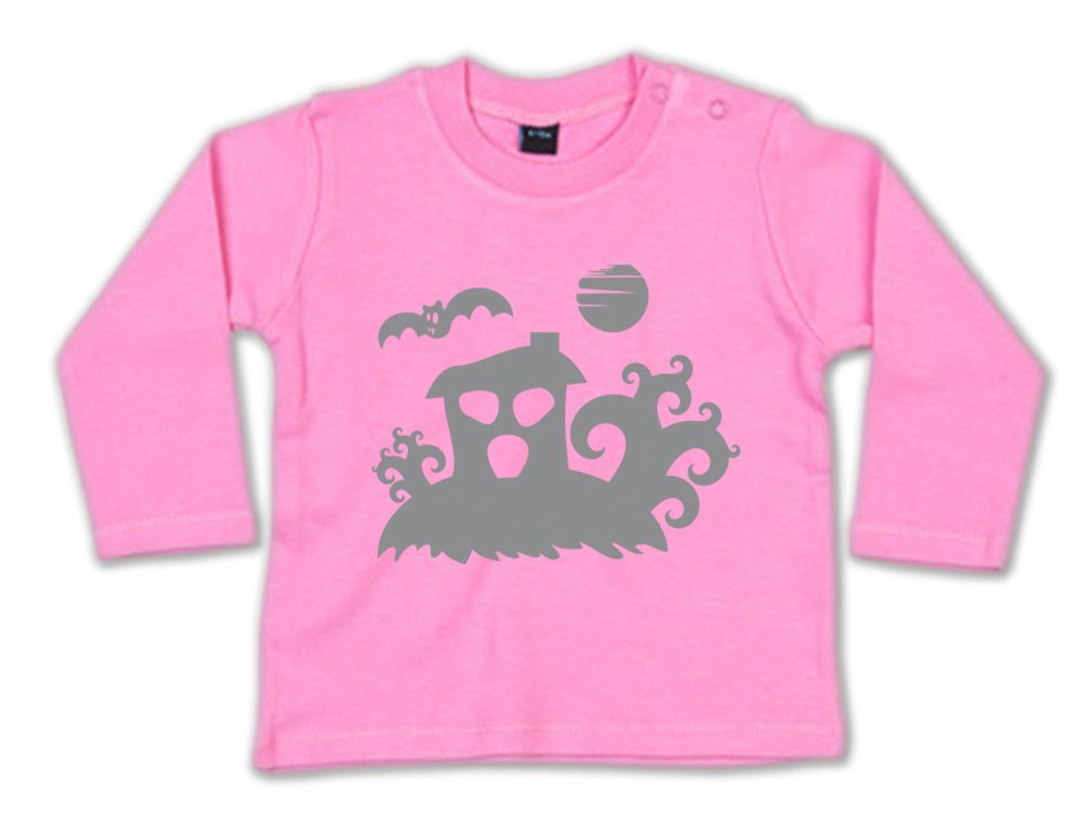 G-graphics Longsleeve Geisterhaus Baby Sweater / Longsleeve T mit Motiv / Aufdruck von G-graphics
