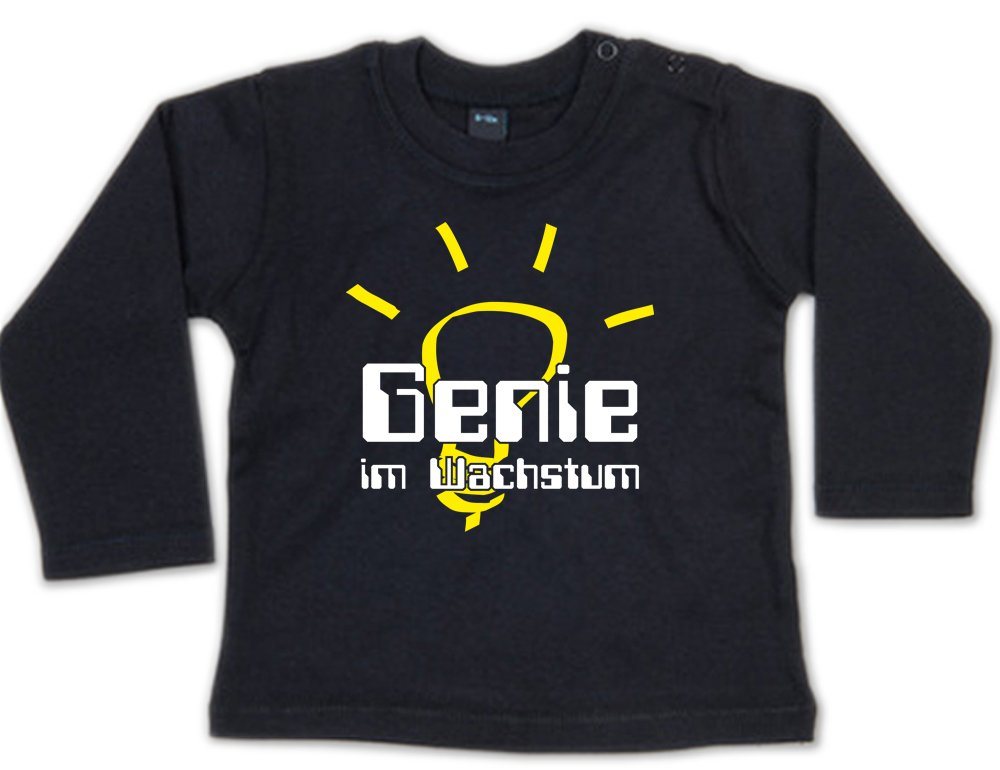 G-graphics Longsleeve Genie im Wachstum Baby Sweater / Longsleeve T mit Spruch von G-graphics