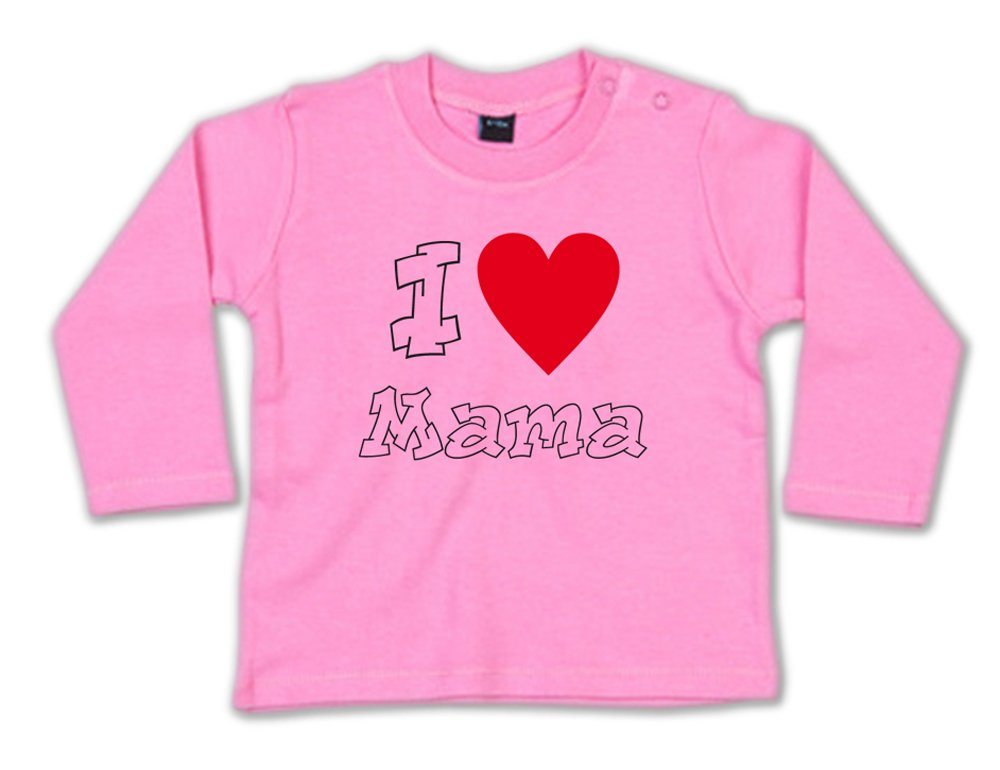 G-graphics Longsleeve I love Mama Baby Sweater, Baby Longsleeve T, mit Spruch / Sprüche, mit Print / Aufdruck, Geschenk zum Muttertag von G-graphics