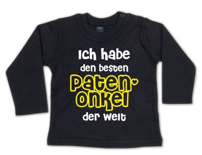 G-graphics Longsleeve Ich habe den besten Patenonkel der Welt Baby Sweater / Longsleeve T mit Spruch für/von Tante & Onkel von G-graphics