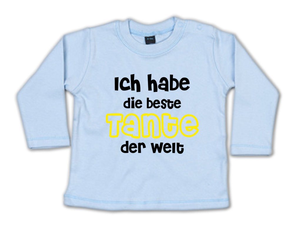 G-graphics Longsleeve Ich habe die beste Tante der Welt Baby Sweater / Longsleeve T mit Spruch für/von Tante & Onkel G-graphics Longsleeve Ich habe die beste Tante der Welt Baby Sweater / Longsleeve T mit Spruch für/von Tante & Onkel von G-graphics