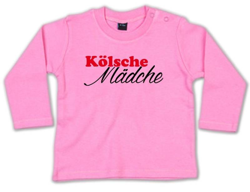 G-graphics Longsleeve Kölsche Mädche Baby Sweater / Longsleeve T mit Spruch als Geschenk von G-graphics