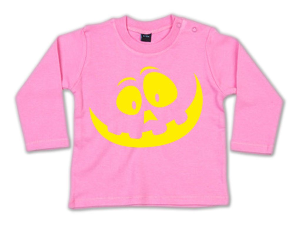 G-graphics Longsleeve Kürbisfratze Baby Sweater / Longsleeve T mit Motiv / Aufdruck von G-graphics