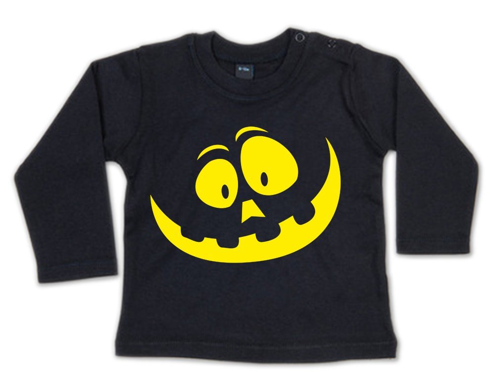 G-graphics Longsleeve Kürbisfratze Baby Sweater / Longsleeve T mit Motiv / Aufdruck von G-graphics