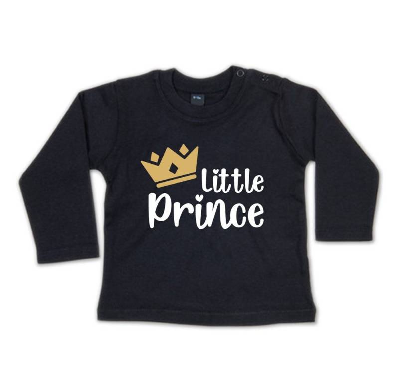 G-graphics Longsleeve Little Prince Baby Sweater / Longsleeve T mit Spruch für coole Babys von G-graphics