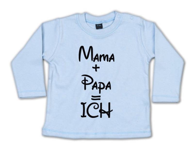 G-graphics Longsleeve Mama + Papa = ICH Baby Sweater / Longsleeve T als Geschenk zur Geburt / Babyparty von G-graphics