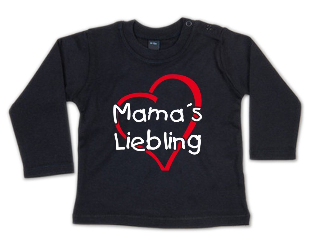 G-graphics Longsleeve Mama´s Liebling Baby Sweater, Baby Longsleeve T, mit Spruch / Sprüche, mit Print / Aufdruck, Geschenk zu jedem Anlass von G-graphics