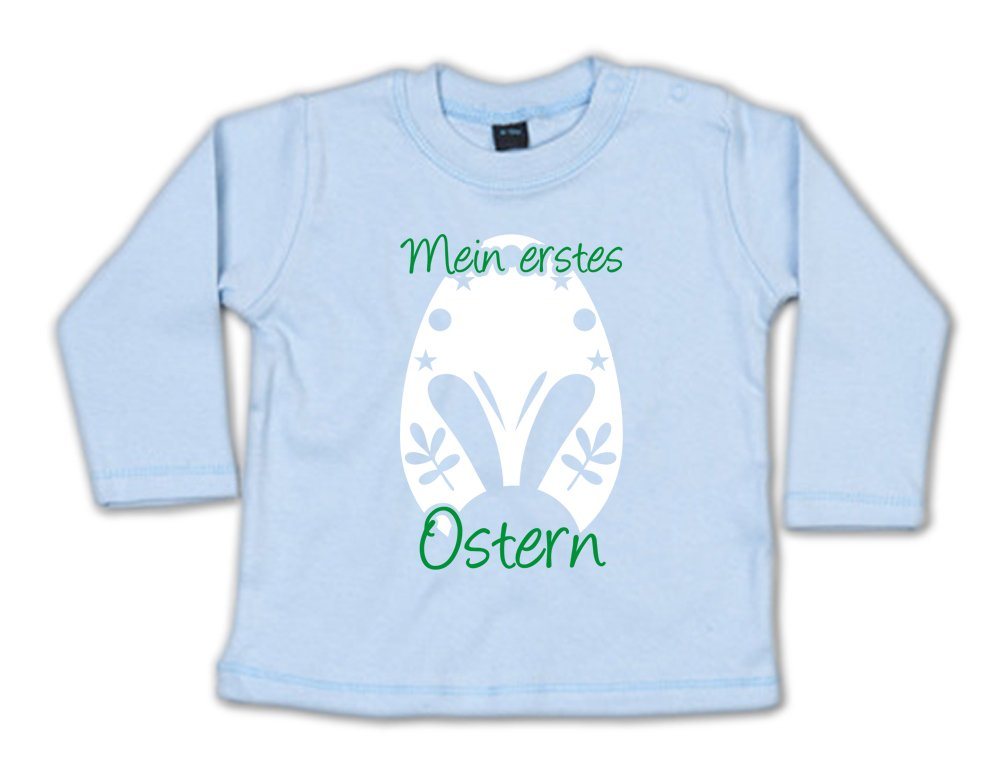G-graphics Longsleeve Mein erstes Ostern – Osterei Baby Sweater / Longsleeve T mit Motiv / Aufdruck zu Ostern von G-graphics