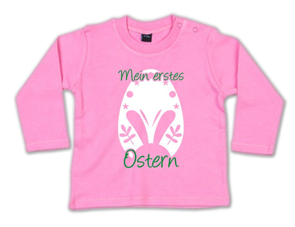 G-graphics Longsleeve Mein erstes Ostern – Osterei Baby Sweater / Longsleeve T mit Motiv / Aufdruck zu Ostern von G-graphics