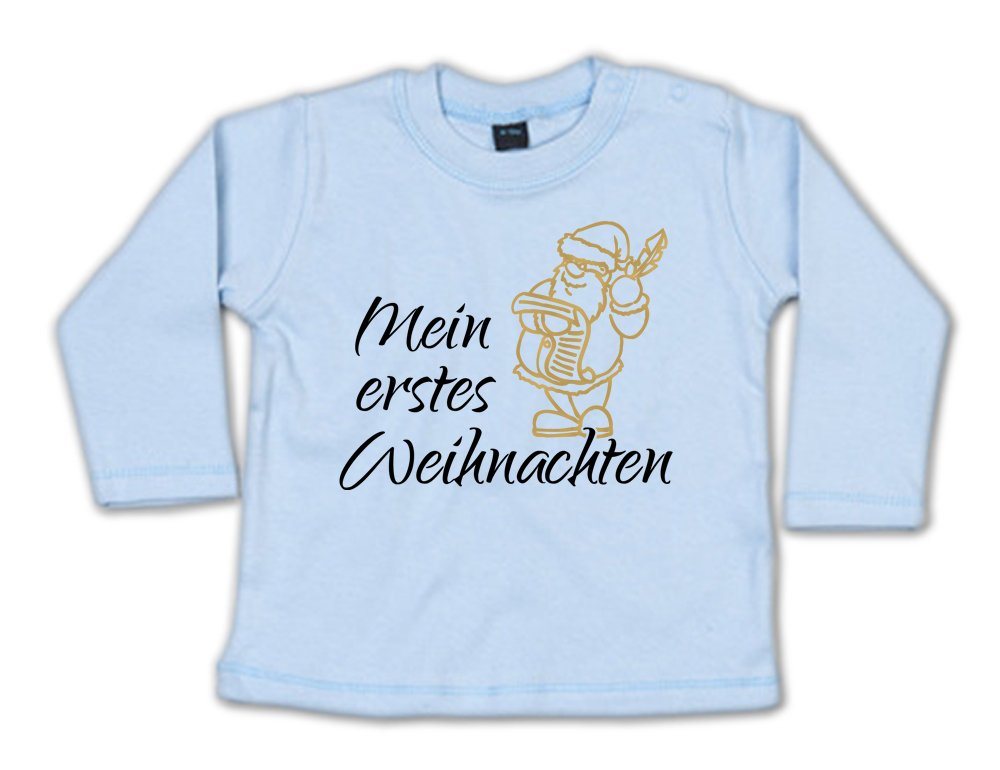 G-graphics Longsleeve Mein erstes Weihnachten – Nikolaus Baby Sweater / Longsleeve T mit Spruch mit Weihnachtsmotiv von G-graphics