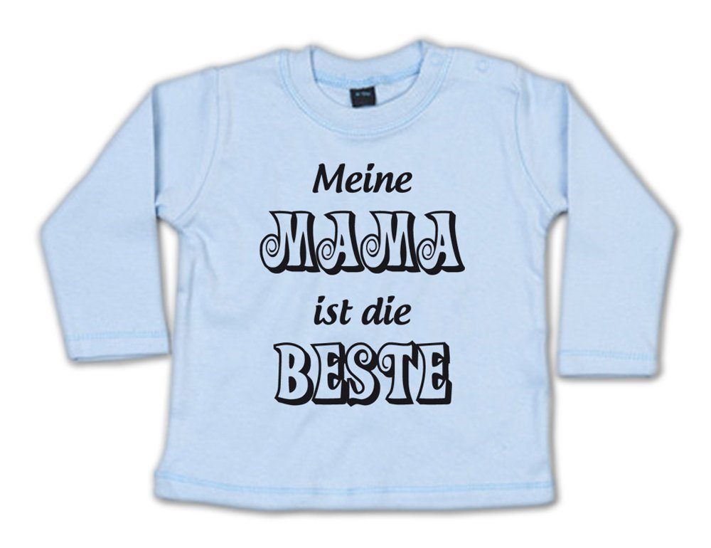 G-graphics Longsleeve Meine Mama ist die Beste Baby Sweater, Baby Longsleeve T, mit Spruch / Sprüche, mit Print / Aufdruck, Geschenk zu jedem Anlass, Geschenk zum Muttertag von G-graphics