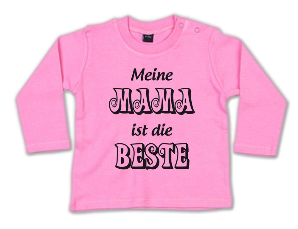 G-graphics Longsleeve Meine Mama ist die Beste Baby Sweater, Baby Longsleeve T, mit Spruch / Sprüche, mit Print / Aufdruck, Geschenk zu jedem Anlass, Geschenk zum Muttertag von G-graphics