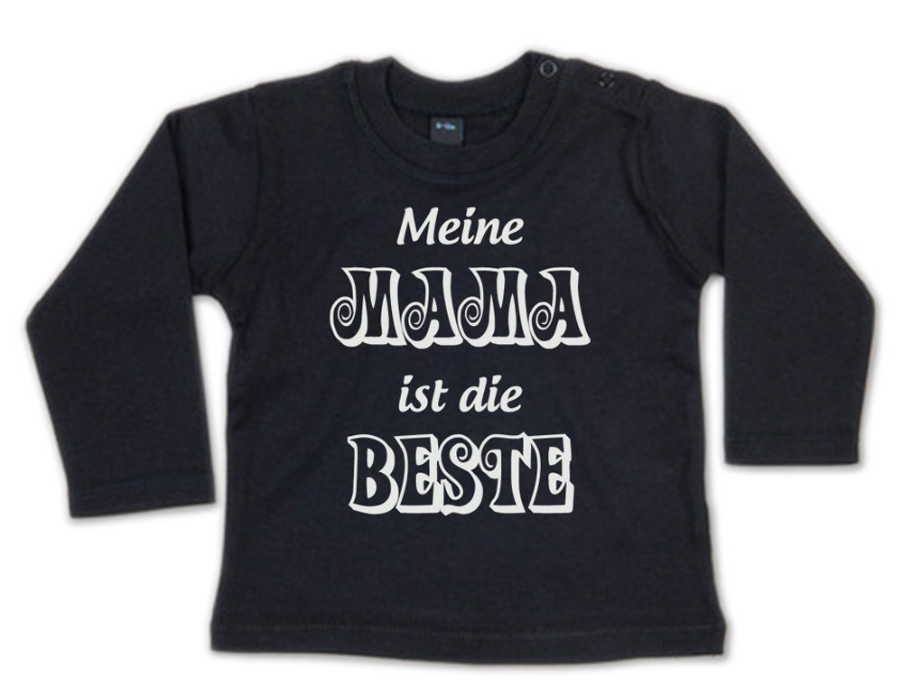 G-graphics Longsleeve Meine Mama ist die Beste Baby Sweater, Baby Longsleeve T, mit Spruch / Sprüche, mit Print / Aufdruck, Geschenk zu jedem Anlass, Geschenk zum Muttertag von G-graphics