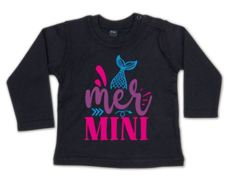 G-graphics Longsleeve Mer Mini Baby Sweater / Longsleeve T mit Spruch von G-graphics