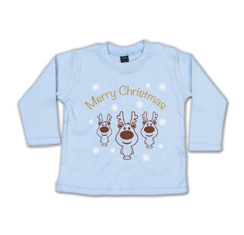 G-graphics Longsleeve Merry Christmas Baby Sweater / Longsleeve T, mit Spruch / Sprüche / Motiv / Print von G-graphics