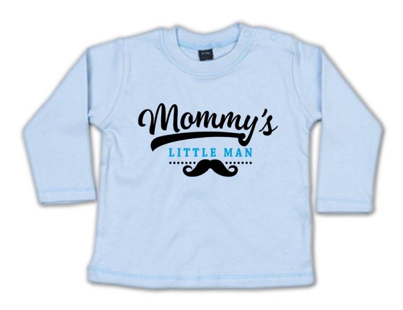 G-graphics Longsleeve Mommy´s little Man Baby Sweater / Longsleeve T mit Spruch als Geschenk von G-graphics