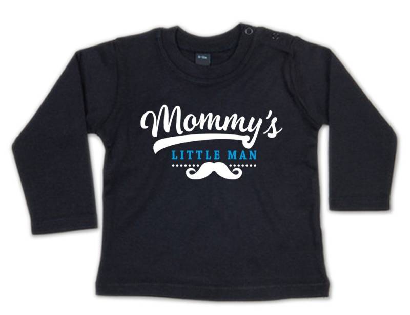 G-graphics Longsleeve Mommy´s little Man Baby Sweater / Longsleeve T mit Spruch als Geschenk von G-graphics