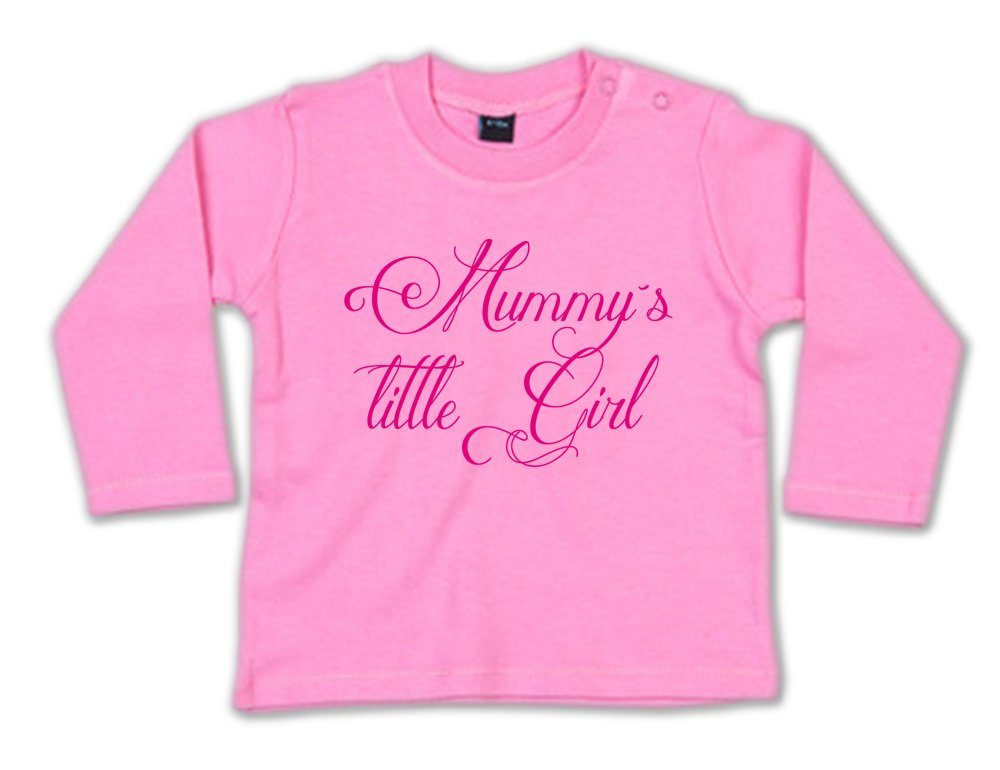 G-graphics Longsleeve Mummy´s little Girl Baby Sweater, Baby Longsleeve T, mit Spruch / Sprüche, mit Print / Aufdruck, Geschenk zum Muttertag, Geschenk zu jedem Anlass von G-graphics