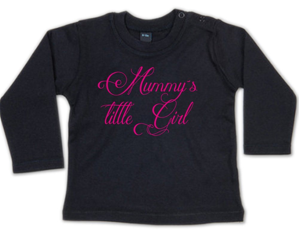 G-graphics Longsleeve Mummy´s little Girl Baby Sweater, Baby Longsleeve T, mit Spruch / Sprüche, mit Print / Aufdruck, Geschenk zum Muttertag, Geschenk zu jedem Anlass von G-graphics