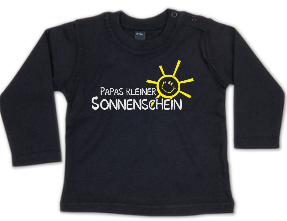 G-graphics Longsleeve Papas kleiner Sonnenschein Baby Sweater, Baby Longsleeve T, mit Spruch / Sprüche, mit Print / Aufdruck, Geschenk zu jedem Anlass von G-graphics