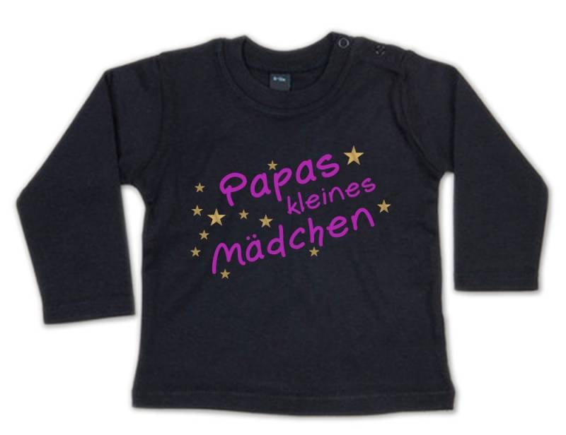 G-graphics Longsleeve Papas kleines Mädchen Baby Sweater / Longsleeve T zur Geburt / Babyparty von G-graphics