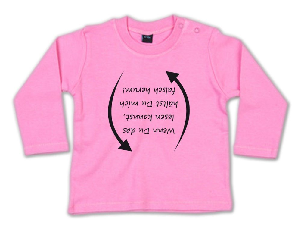 G-graphics Longsleeve Wenn Du das lesen kannst, hältst du mich falsch herum! Baby Sweater / Longsleeve T mit Spruch als Geschenk G-graphics Longsleeve Wenn Du das lesen kannst, hältst du mich falsch herum! Baby Sweater / Longsleeve T mit Spruch als Geschenk von G-graphics