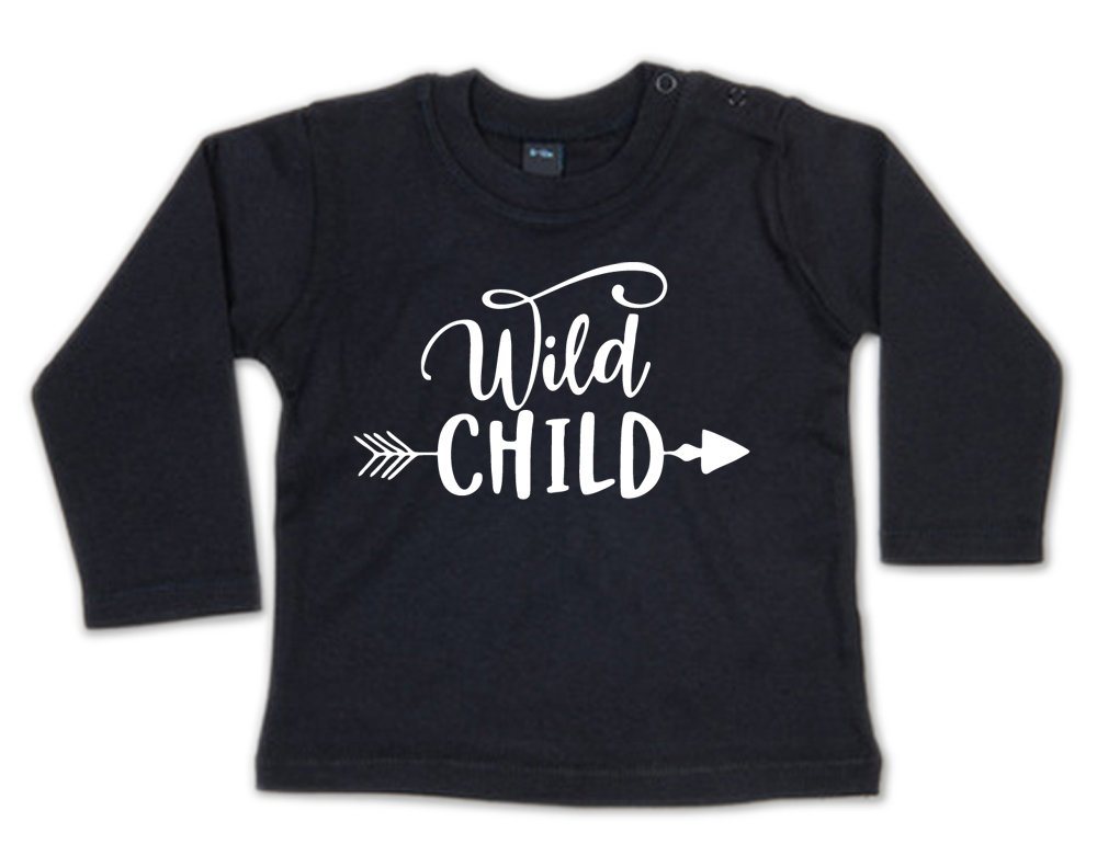 G-graphics Longsleeve Wild Child Baby Sweater / Longsleeve T mit Spruch von G-graphics