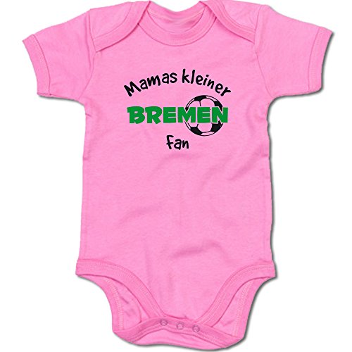 G-graphics Mamas Kleiner Bremen Fan Baby-Body Suite Strampler 250.0465 (3-6 Monate, pink) von G-graphics