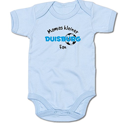 G-graphics Mamas Kleiner Duisburg Fan Baby-Body Suite Strampler 250.0476 (3-6 Monate, blau) von G-graphics