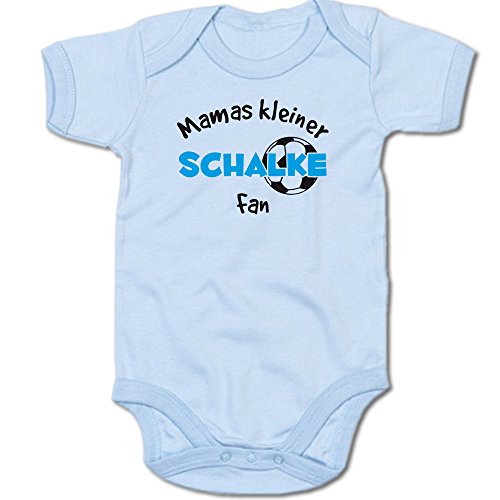 G-graphics Mamas Kleiner Schalke Fan Baby-Body Suite Strampler 250.0459 (0-3 Monate, blau) von G-graphics