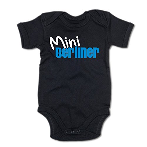 G-graphics Mini Berliner Baby-Body 250.0063 (0-3 Monate, schwarz) von G-graphics