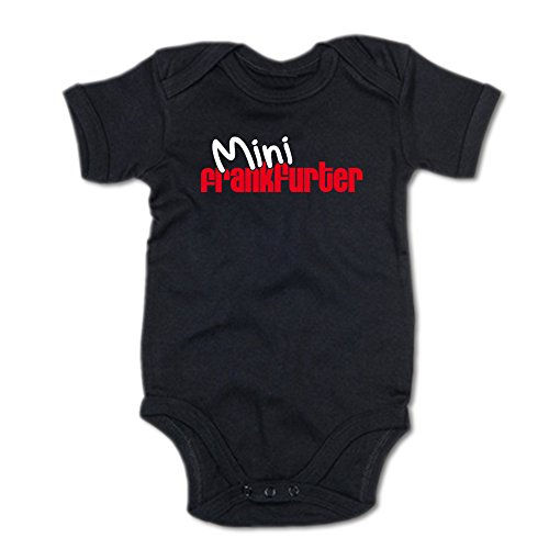 G-graphics Mini Frankfurter Baby-Body 250.0056 (0-3 Monate, schwarz) von G-graphics