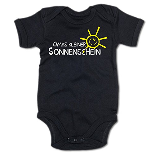 G-graphics Omas Kleiner Sonnenschein Baby-Body 250.0323 (12-18 Monate, schwarz) von G-graphics