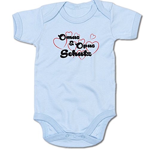 G-graphics Omas & Opas Schatz Baby Body Suit Strampler 250.0114 (3-6 Monate, blau) von G-graphics