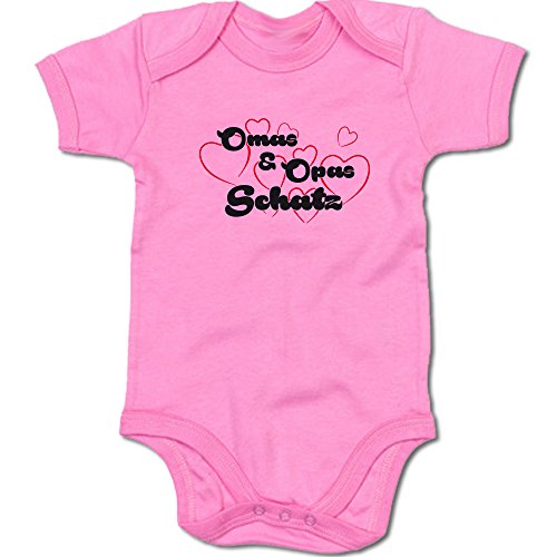 G-graphics Omas & Opas Schatz Baby Body Suit Strampler 250.0114 (3-6 Monate, pink) von G-graphics