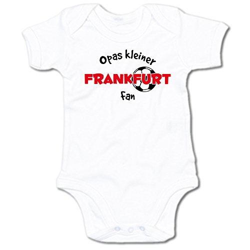 G-graphics Opas Kleiner Frankfurt Fan Baby Body Suit Strampler 250.0295 (6-12 Monate, weiß) von G-graphics