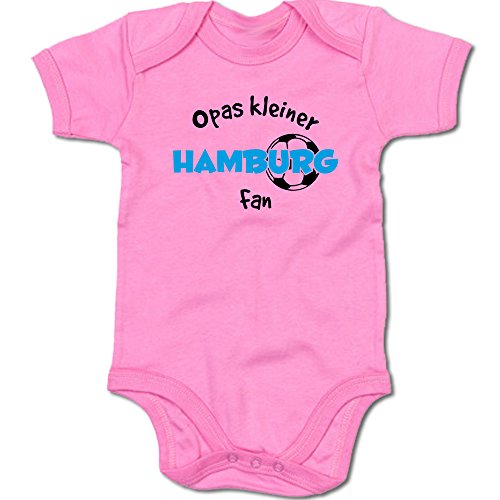 G-graphics Opas Kleiner Hamburg Fan Baby Body Suit Strampler 250.0297 (0-3 Monate, pink) von G-graphics