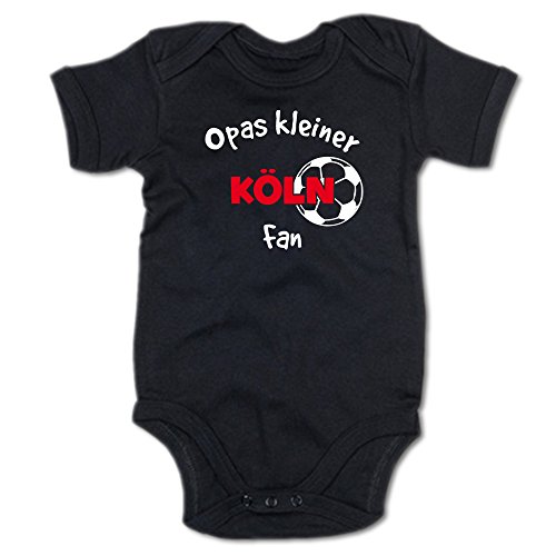 G-graphics Opas Kleiner Köln Fan Baby Body Suit Strampler 250.0292 (3-6 Monate, schwarz) von G-graphics