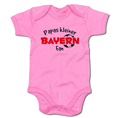 G-graphics Papas Kleiner Bayern Fan Baby-Body (250.0229) (0-3 Monate, pink) von G-graphics