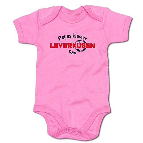 G-graphics Papas Kleiner Leverkusen Fan Baby-Body (250.0234) (0-3 Monate, pink) von G-graphics