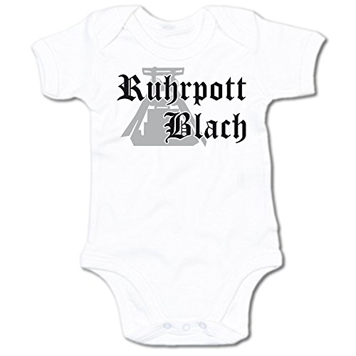 G-graphics Ruhrpott Blach Baby Body Suit Strampler 250.0109 (0-3 Monate, weiß) von G-graphics