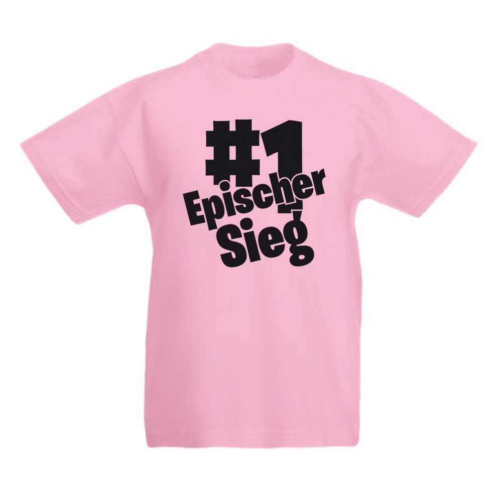 G-graphics T-Shirt #1 Epischer Sieg Kinder T-Shirt mit coolem Frontprint für Gamer*innen von G-graphics