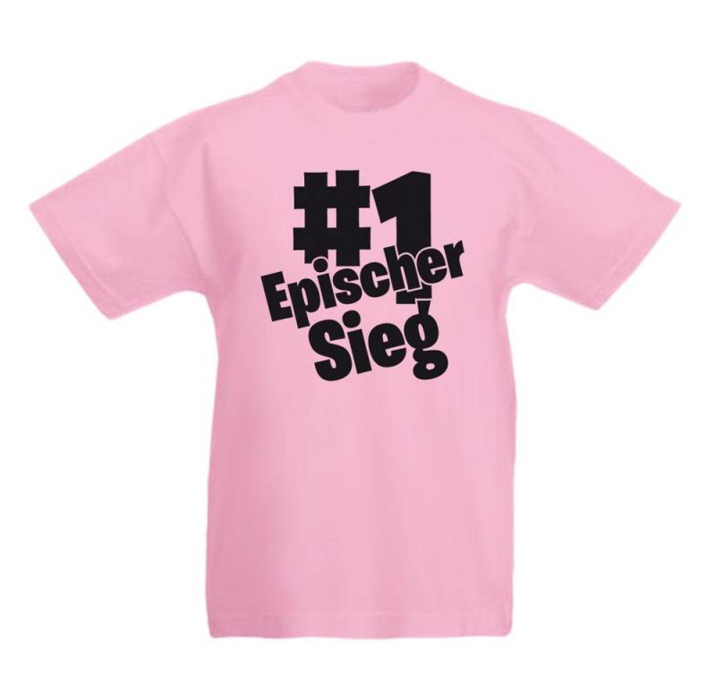 G-graphics T-Shirt #1 Epischer Sieg Kinder T-Shirt mit coolem Frontprint für Gamer*innen von G-graphics