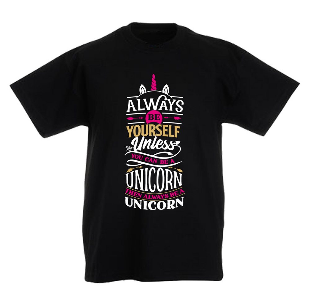 G-graphics T-Shirt Always be yourself, unless you can be a Unicorn... Kinder T-Shirt, mit Spruch / Sprüche / Print / Aufdruck von G-graphics